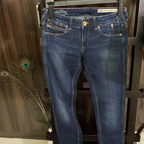 Tommy Hilfiger Sophie skinny blue denims, waist 30 - Picture 5 of 6